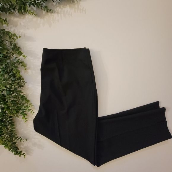 Piazza Sempione Italy 'Audrey' Cropped Black Dress Pants - Picture 6 of 11